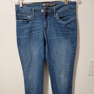 Levi jeans demi curve modern rise skinny womens 27 in blue